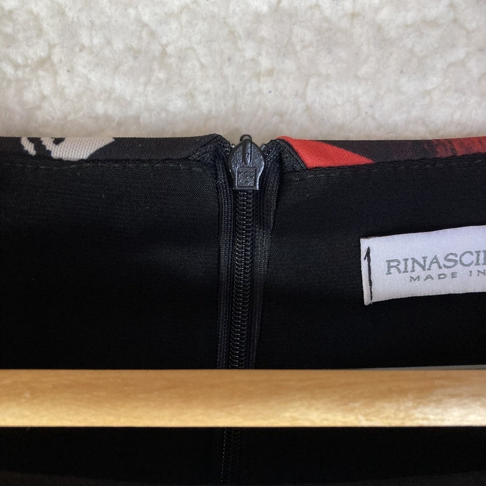 Rinascimento Punk Luxury Designer Whimsical Italian Artsy Pencil Dress Womens S‎ - Picture 7 of 16